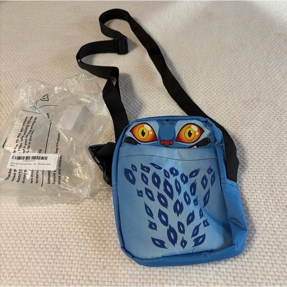 NEW Demon Hunters Derpy Blue Crossbody Bag